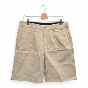Chervo Men's Bermuda Gerardo Performance Solid Golf Shorts Size 36 Beige NWT